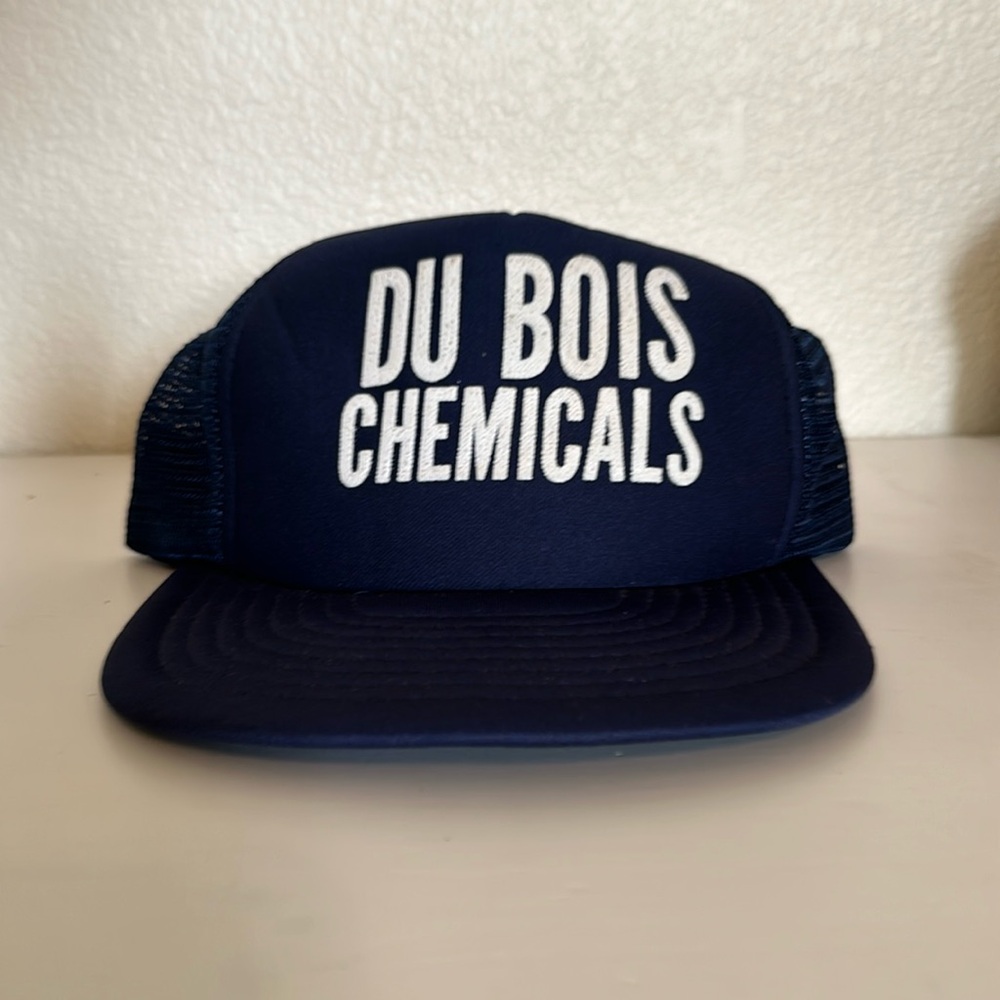 Navy blue Du bois chemical Foam lettering